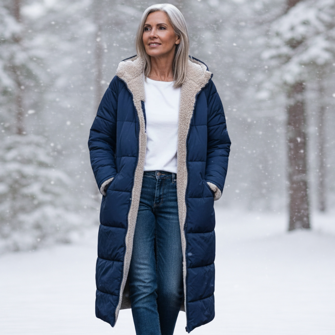 Women's Cozy Sherpa Winter Coat-NovabayMart