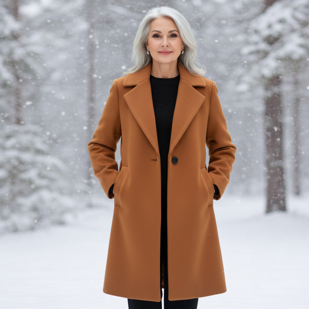 Women's Elegant Long Coat-NovabayMart