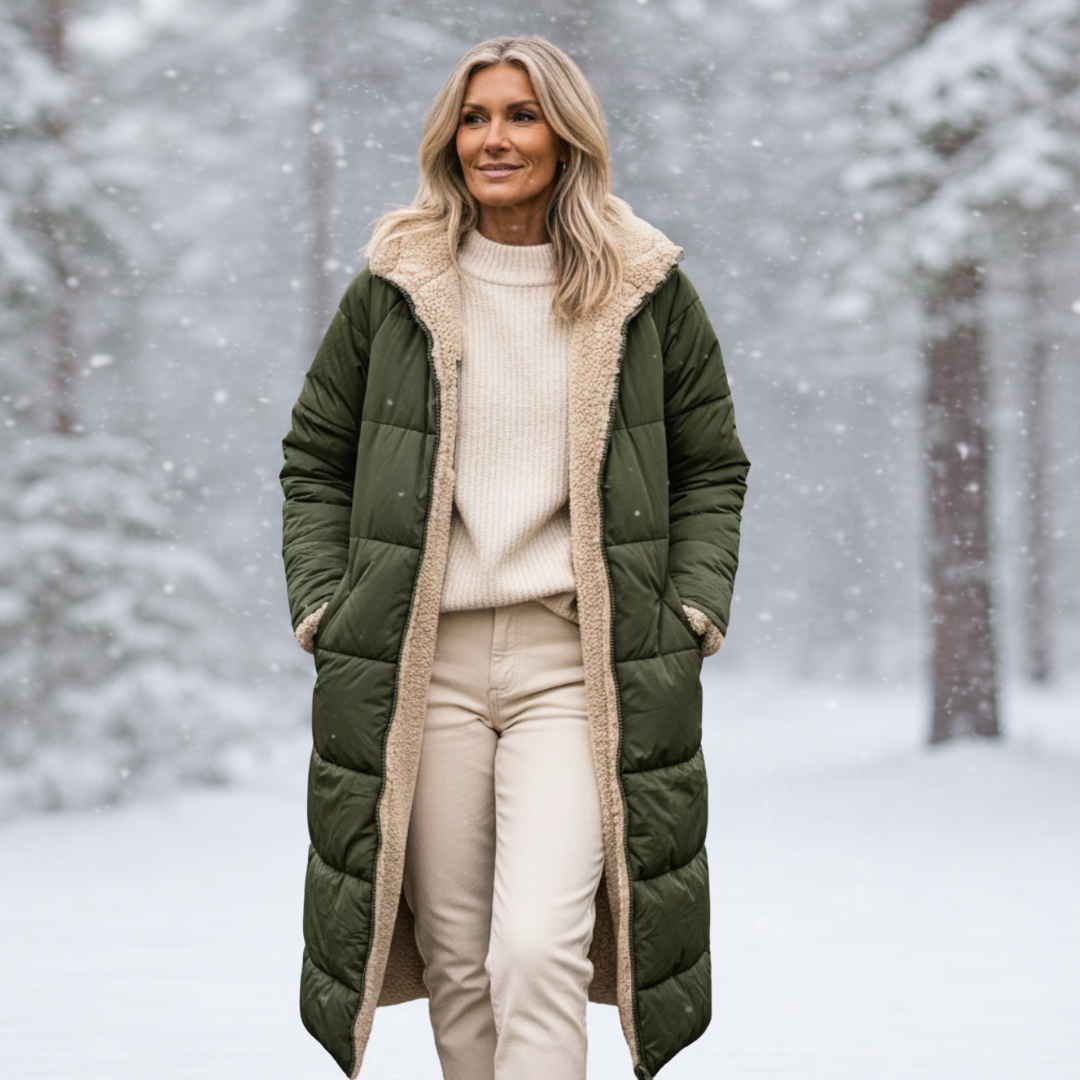 Women's Cozy Sherpa Winter Coat-NovabayMart