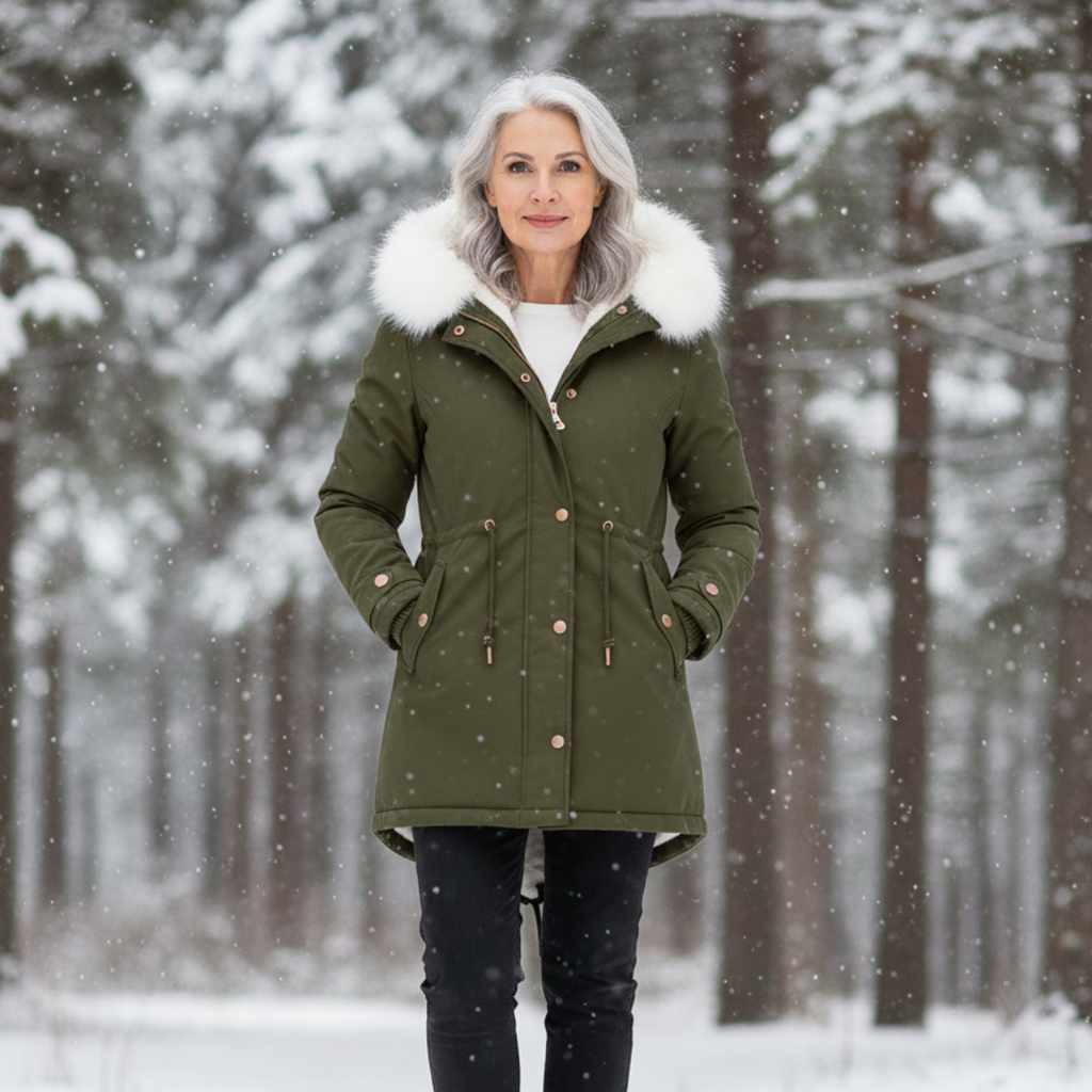 Women's Elegant Winter Coat-NovabayMart
