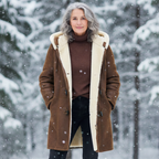 Women's Classic Hooded Winter Coat-NovabayMart