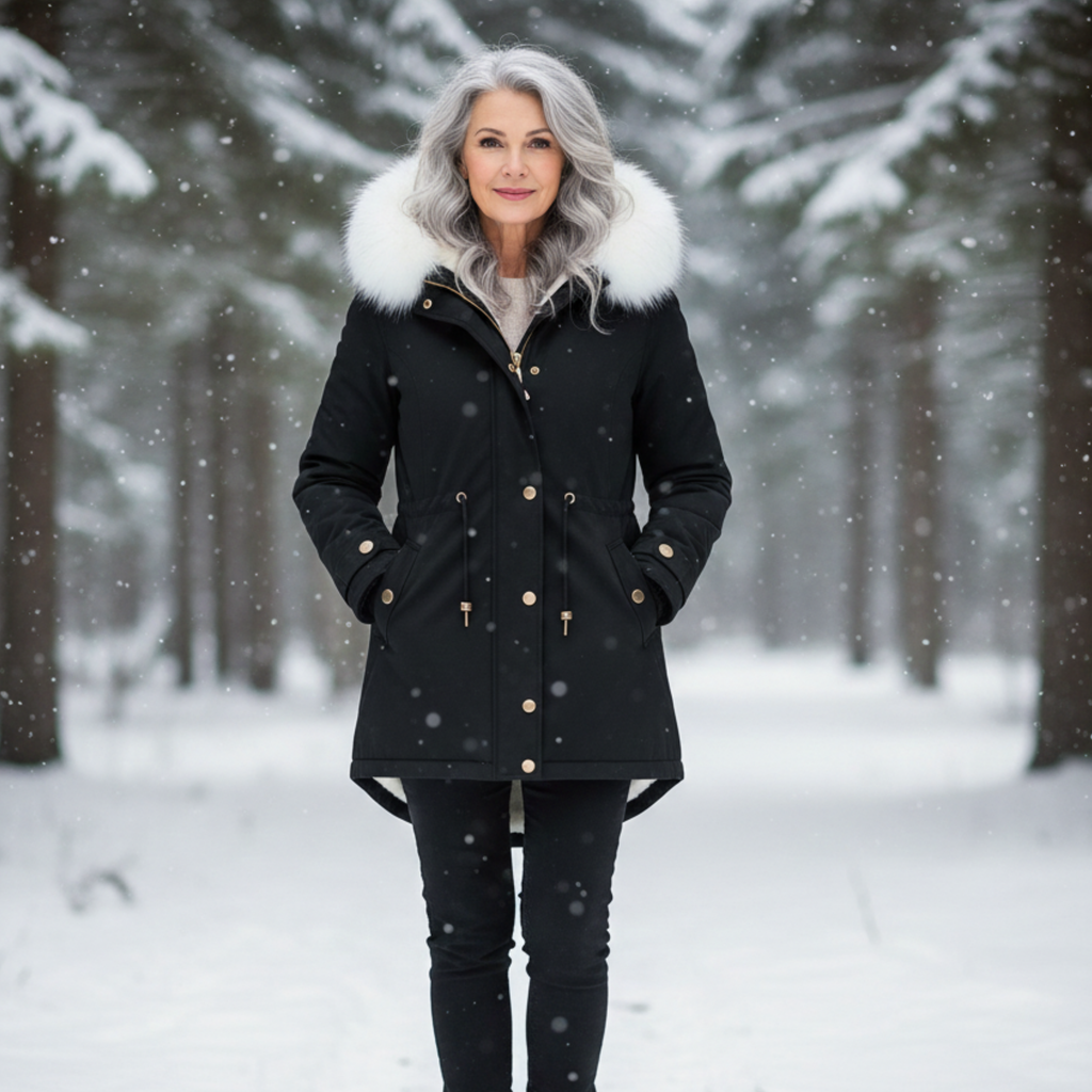 Women's Elegant Winter Coat-NovabayMart