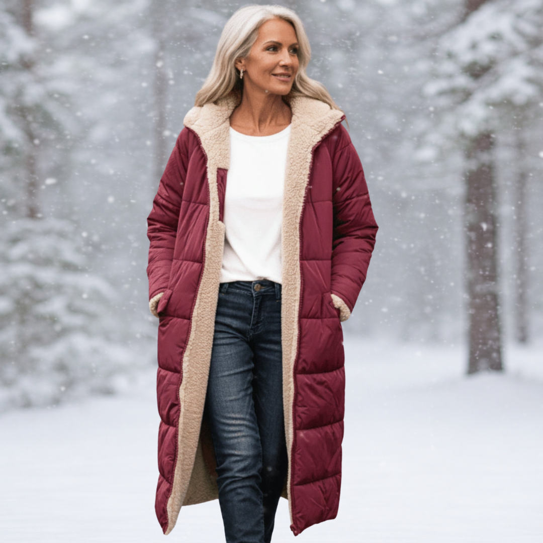 Women's Cozy Sherpa Winter Coat-NovabayMart
