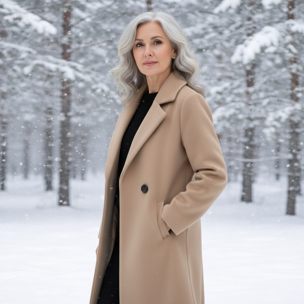 Women's Elegant Long Coat-NovabayMart