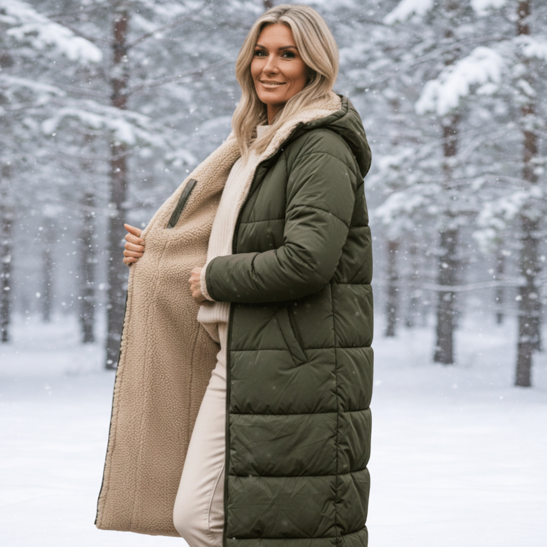 Women's Cozy Sherpa Winter Coat-NovabayMart