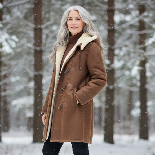 Women's Classic Hooded Winter Coat-NovabayMart