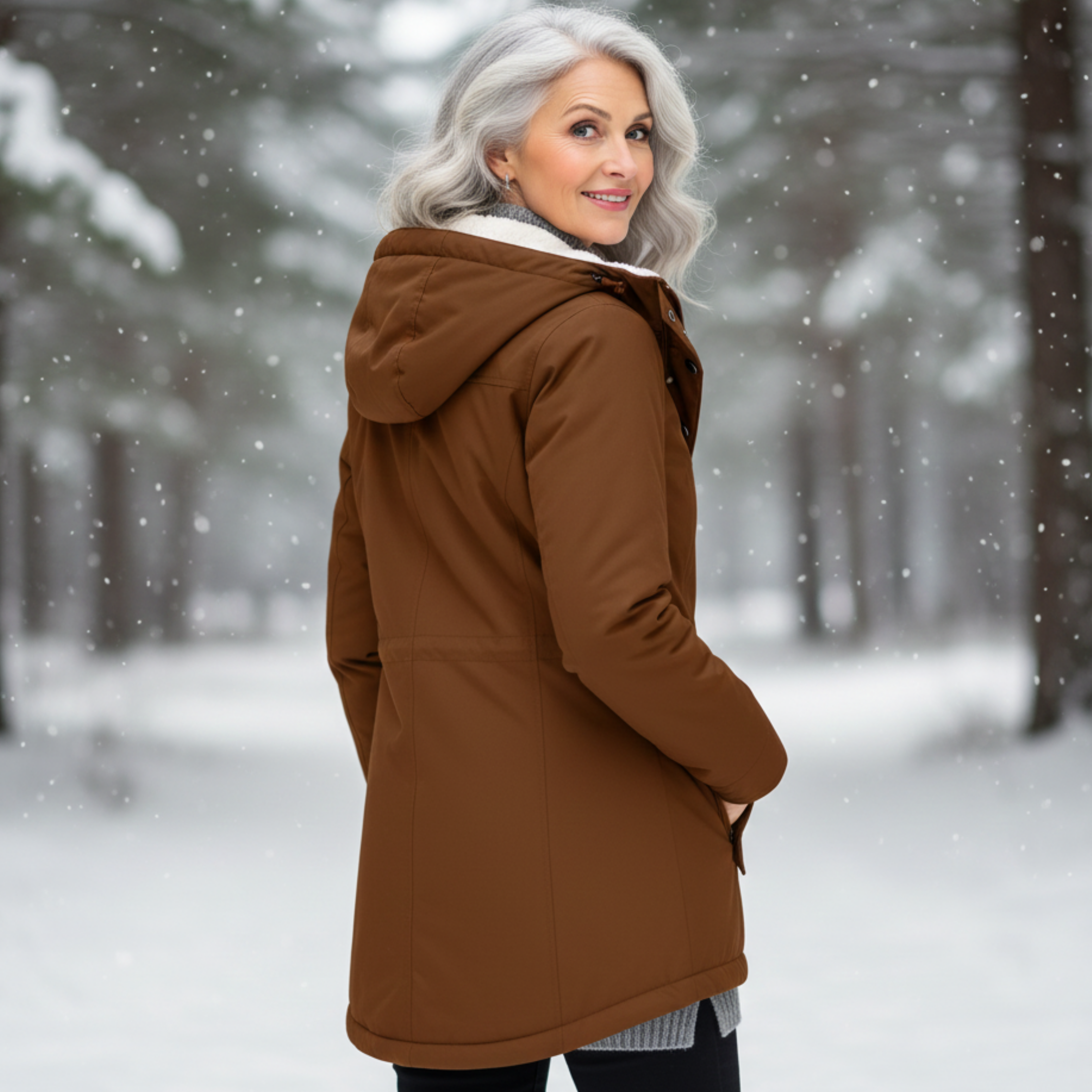 Women's Waterproof Long Jacket-NovabayMart