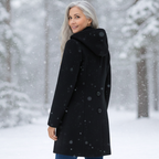 Women's Single-Button Winter Coat-NovabayMart