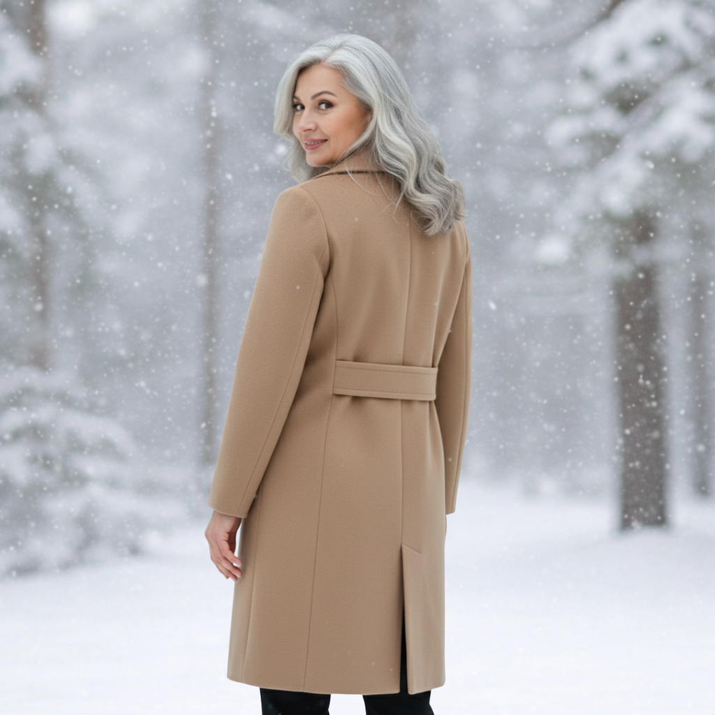 Women's Elegant Long Coat-NovabayMart