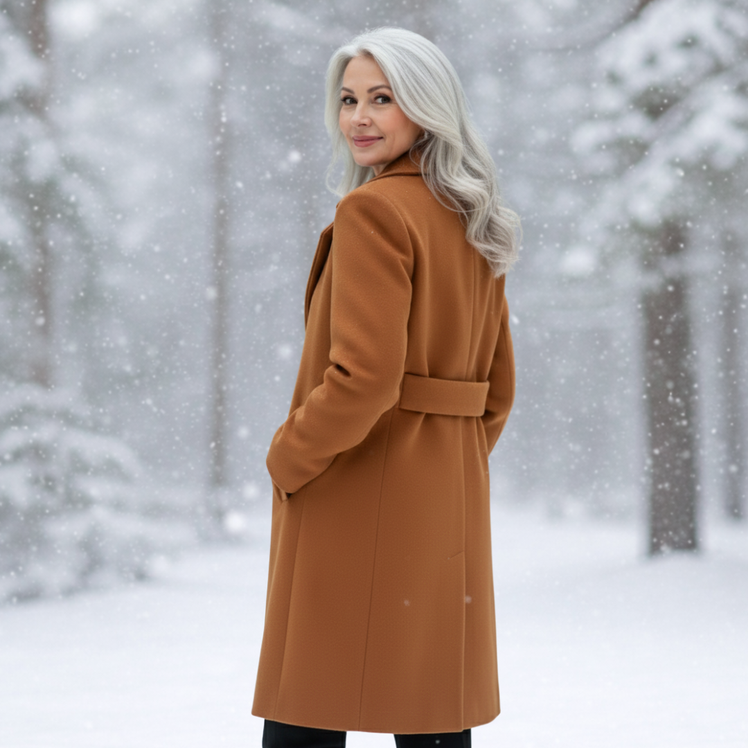 Women's Elegant Long Coat-NovabayMart