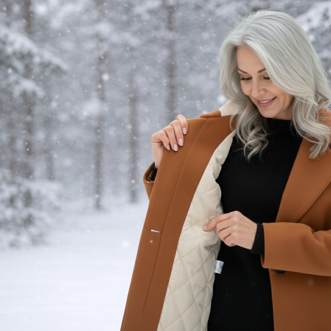 Women's Elegant Long Coat-NovabayMart