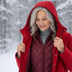 Women's Single-Button Winter Coat-NovabayMart