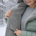 Women's Warm Lined Puffer Jacket-NovabayMart