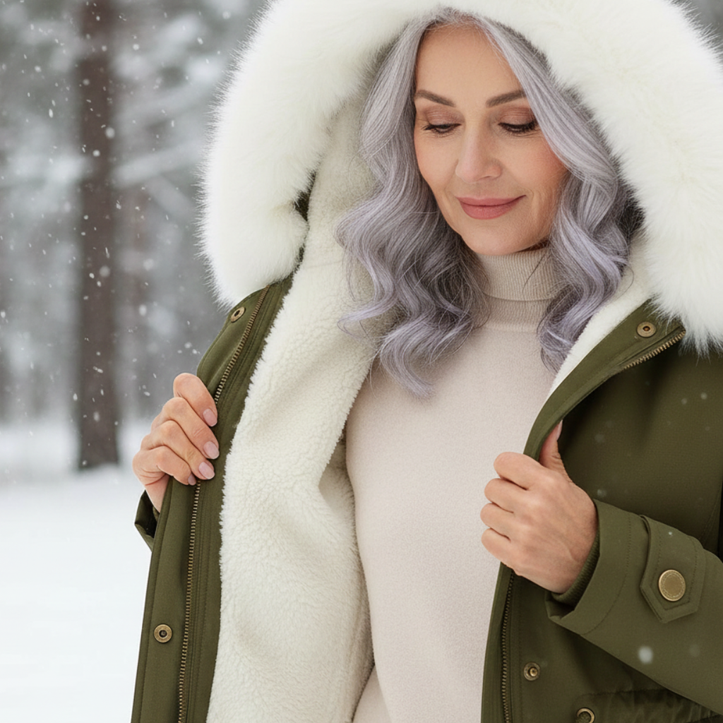 Women's Elegant Winter Coat-NovabayMart