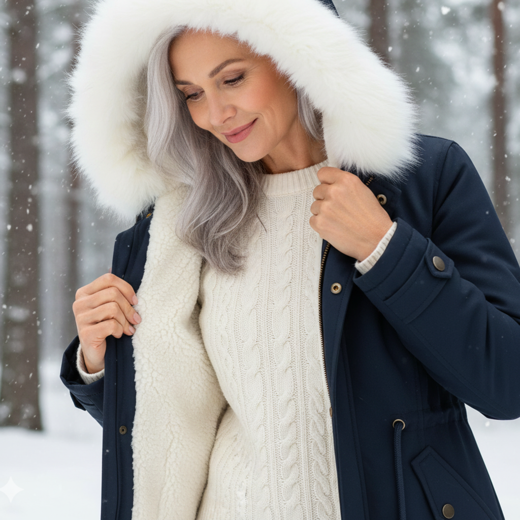 Women's Elegant Winter Coat-NovabayMart