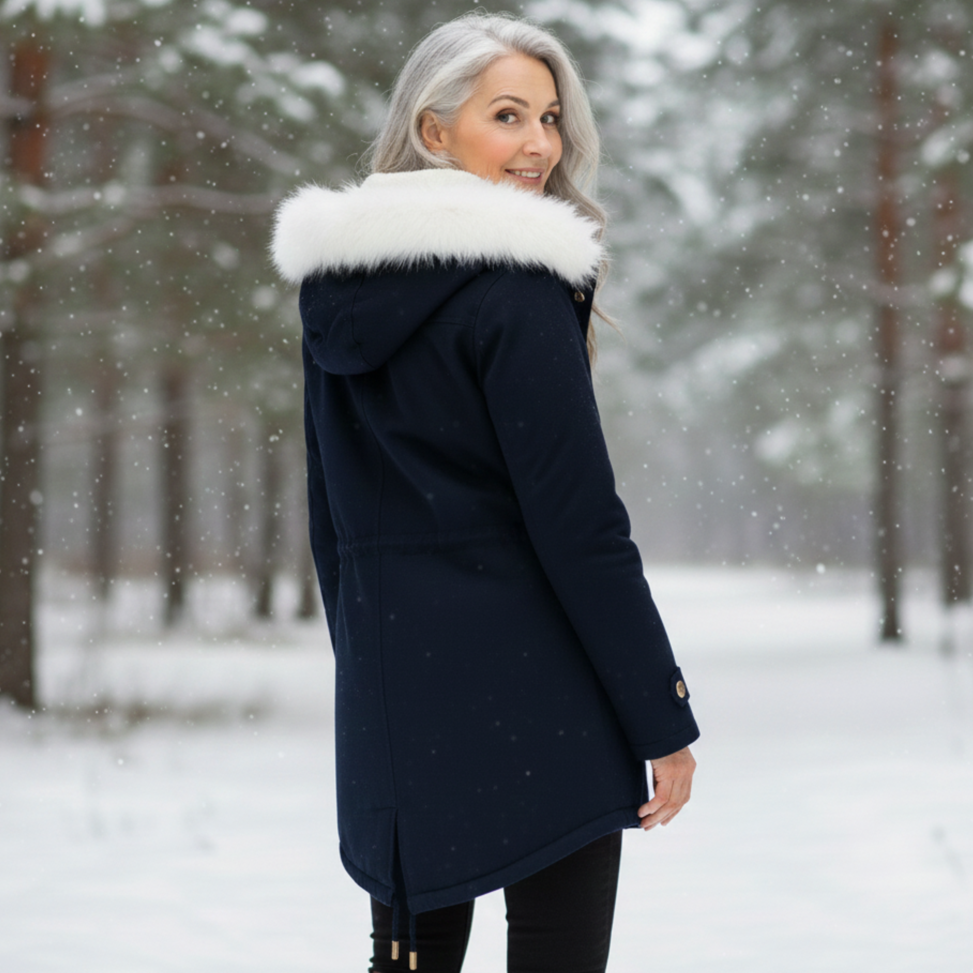 Women's Elegant Winter Coat-NovabayMart